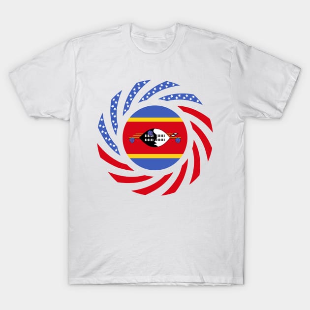 Swazi American Multinational Patriot Flag Series T-Shirt by Village Values